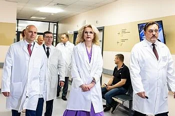 Онкологический центр посетила Татьяна Голикова Онкологический центр посетила Татьяна Голикова