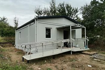 Близятся к завершению работы в новом фельдшерско-акушерском пункте в поселке Прибрежное под Гурьевском